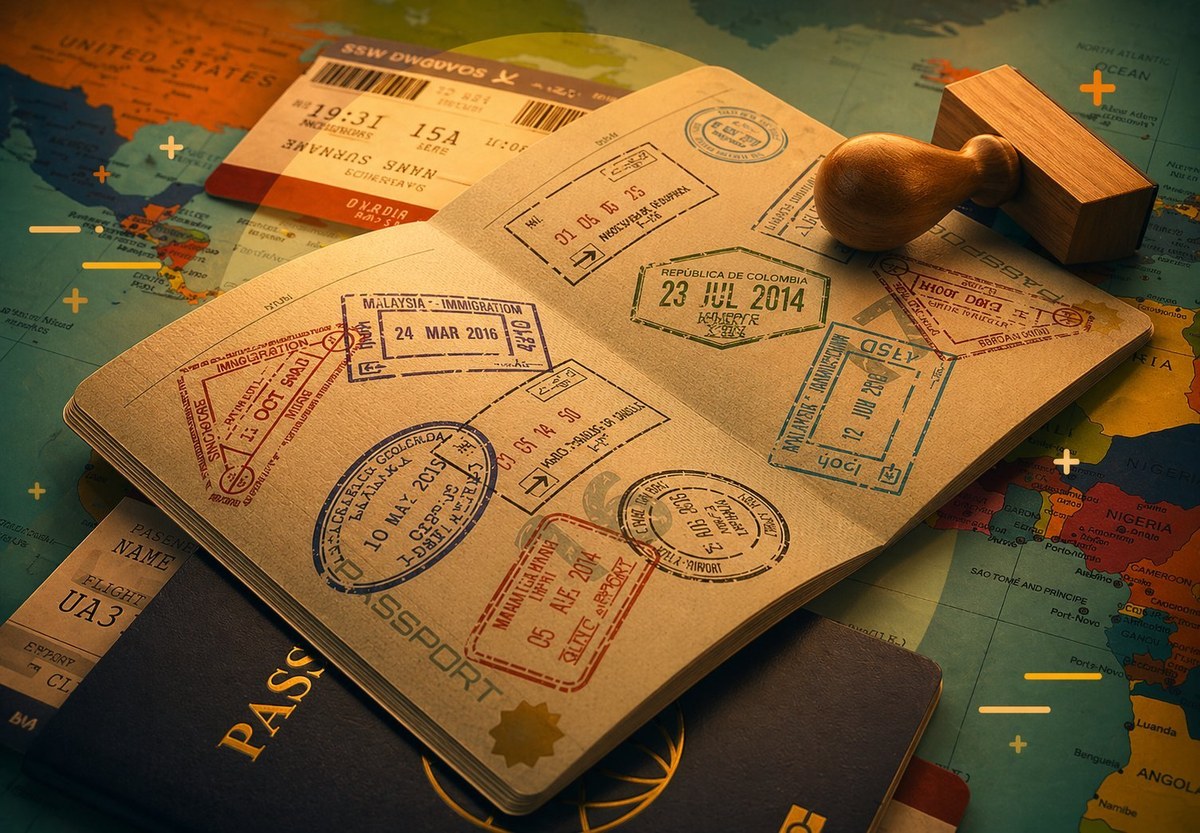Passport - shows citizenship, not residency