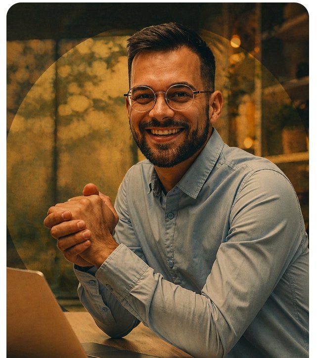 A professional ready to verify clients with WhyAML