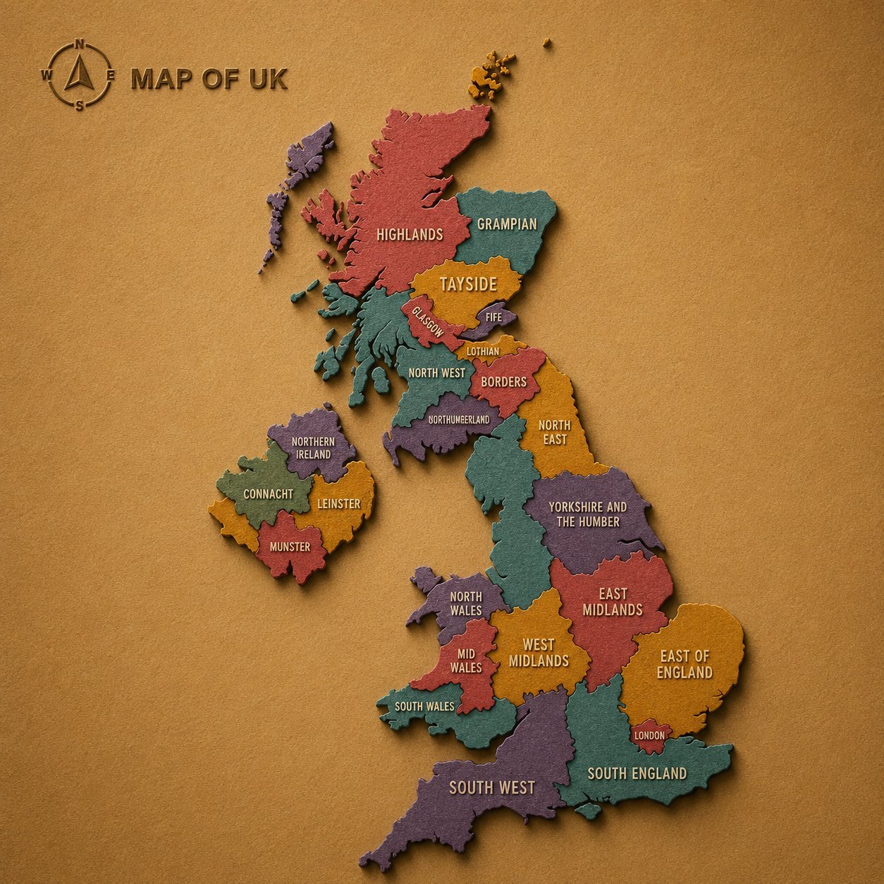 UK population map